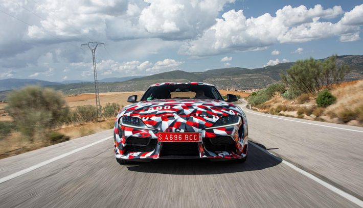 15 toyota supra 2019 prototype fd road front