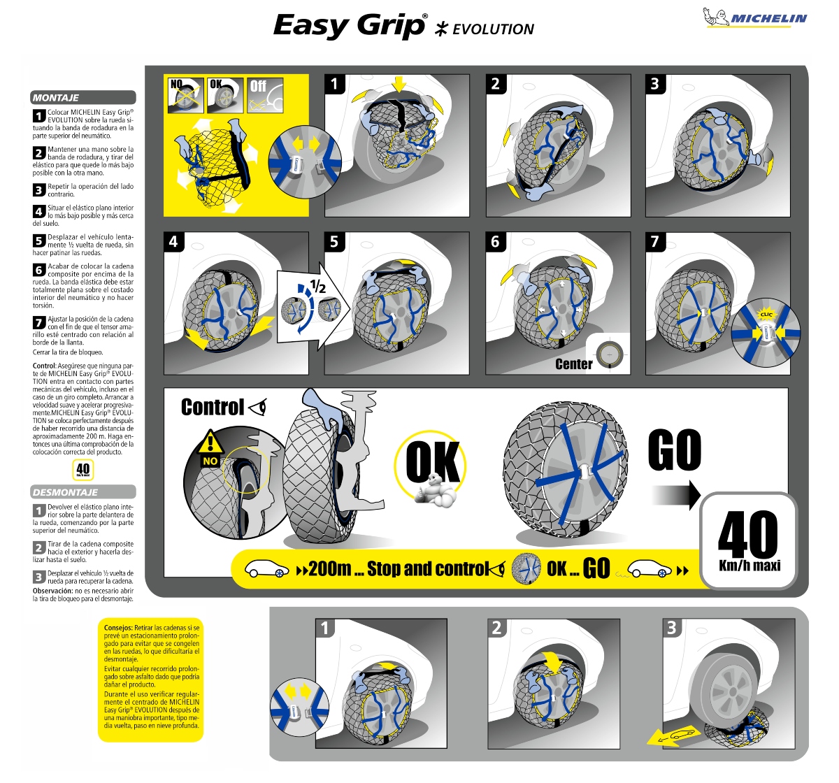 MICHELIN Easy Grip Evolution Instructivo 1
