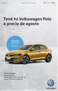 Volkswagen Polo a precio de agosto