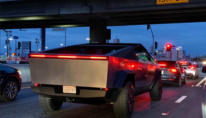 Tesla Cybertruck prototype sighting