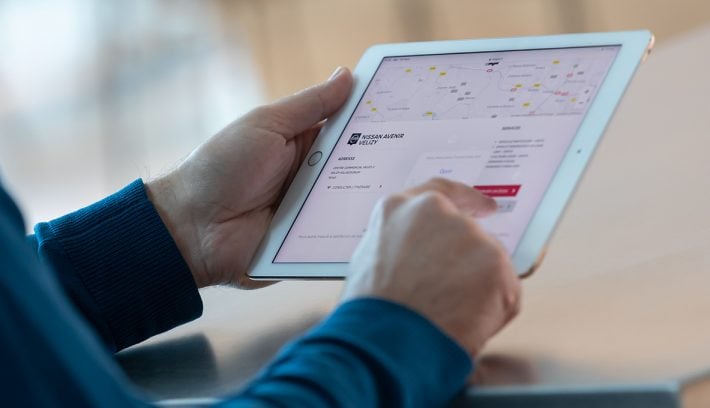 ecommerce tablet