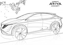 Nissan Ariya Concept front quarter view source