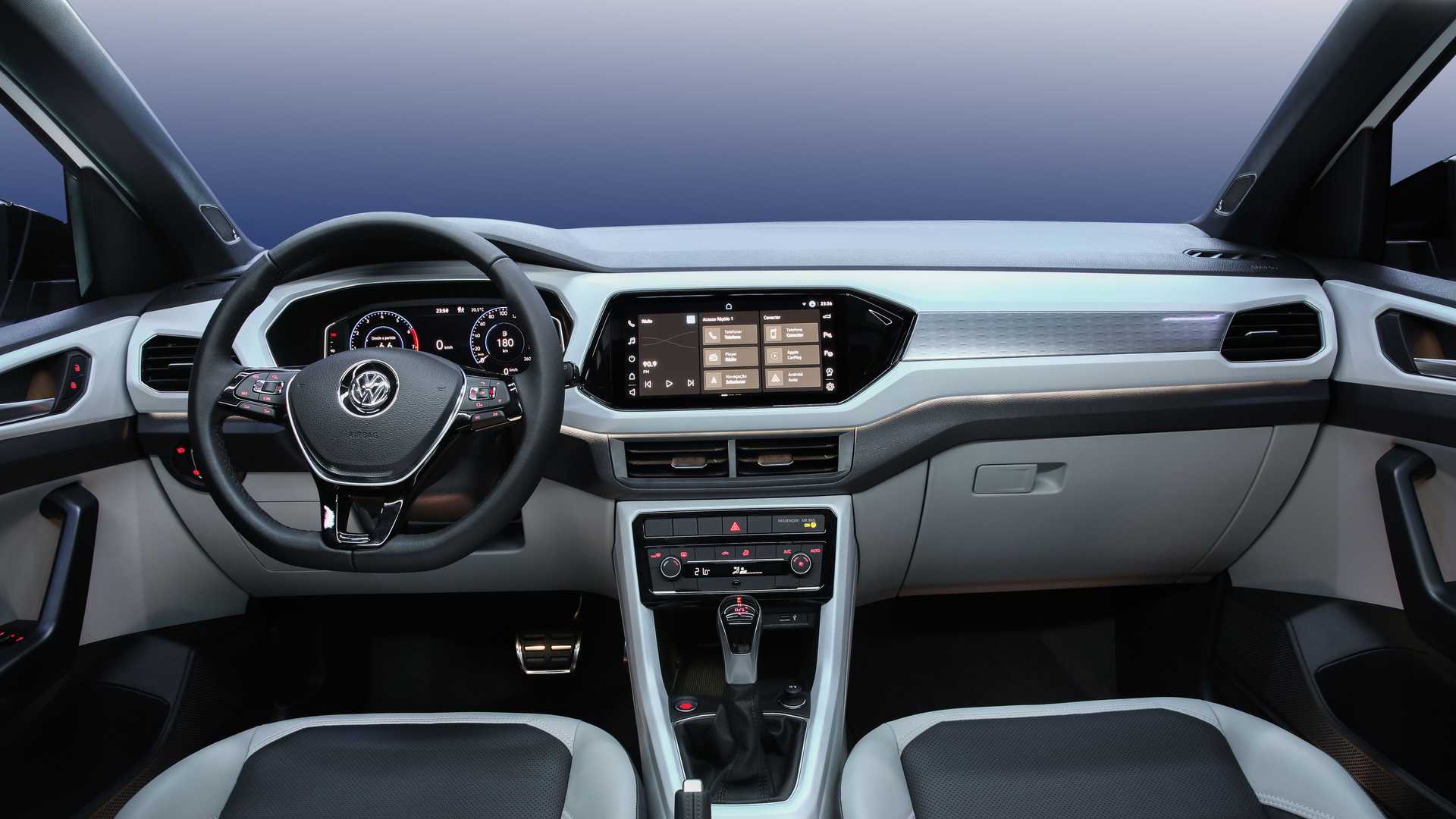 Así será el interior de la nueva VW T-Cross que llegará a la Argentina en el 2021