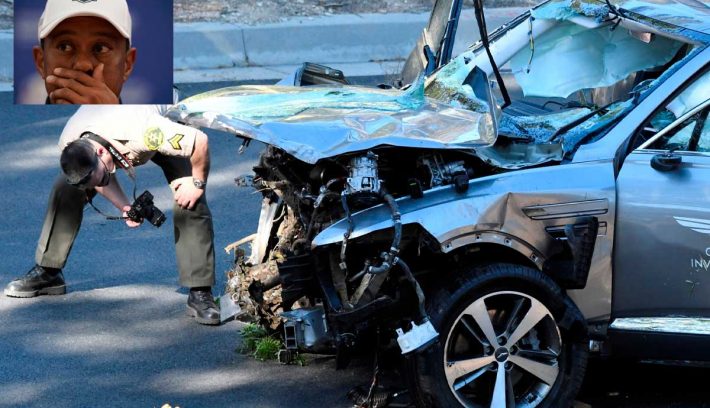 TIGER WOODS ACCIDENTE