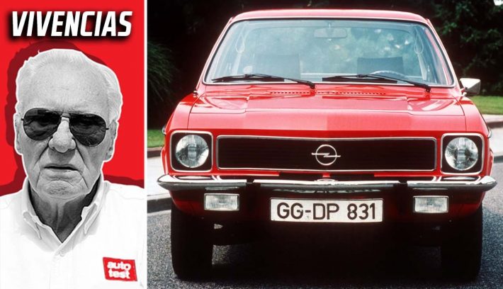 Opel Ascona cobertura carreras trompa