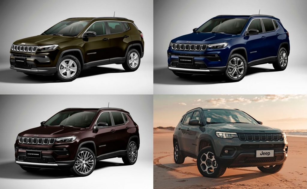 Jeep Compass 2022 de Sport a Trailhawk, qué trae cada versión del SUV