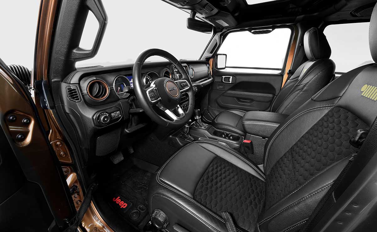 Jeep Wrangler Overlook interior