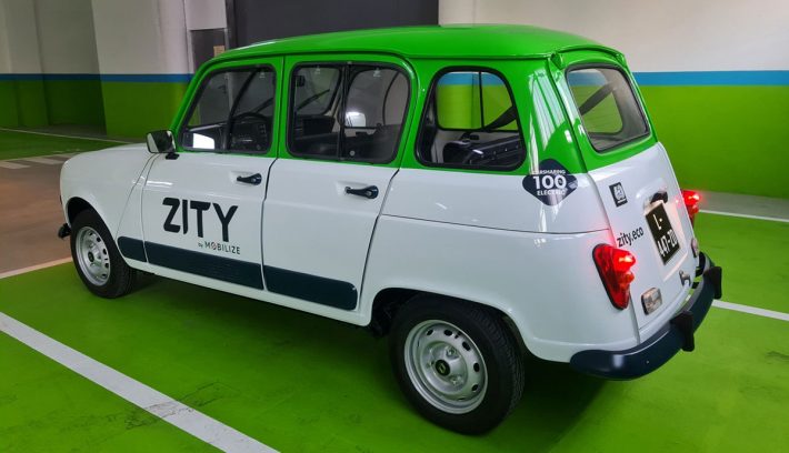 Renault 4 eléctrico trasera