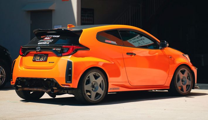Toyota GR Yaris Powertune trasera