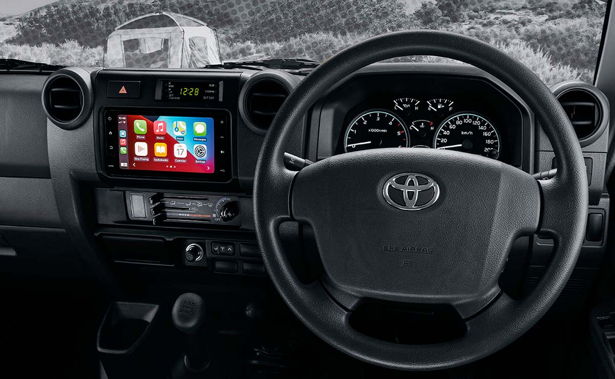Toyota Land Cruiser pickup interior