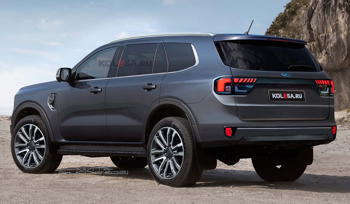 Ford Everest trasera