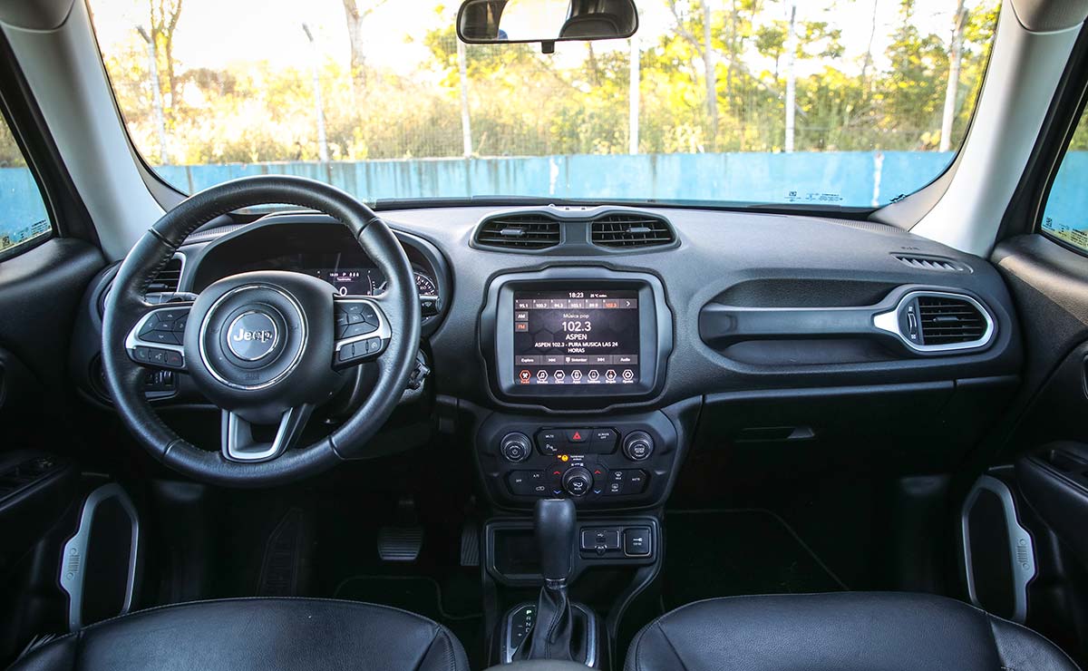 Jeep Renegade Mastertest interior