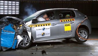 Peugeot 208 pruebas de choque