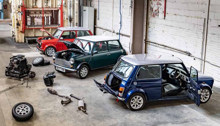 MINI auto clásico eléctrico