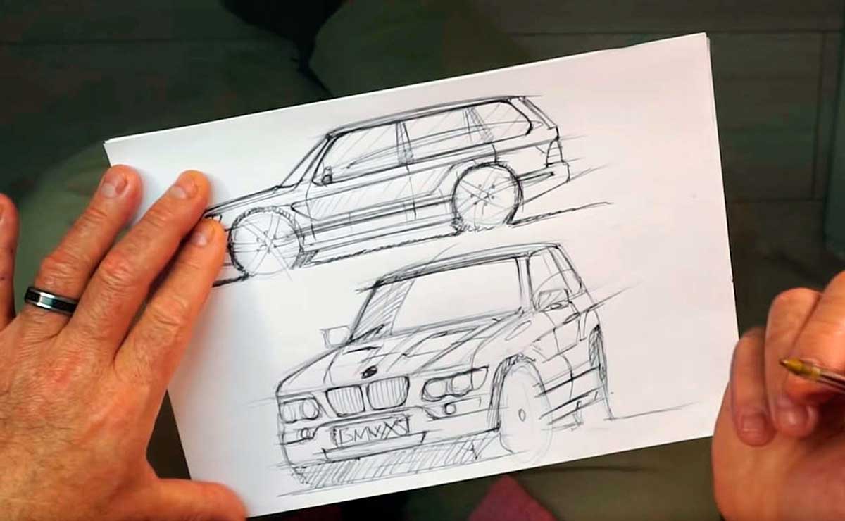 BMW X5 dibujo