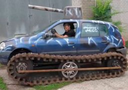 Renault Clio tanque perfil