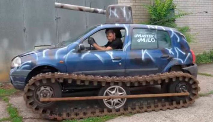 Renault Clio tanque perfil