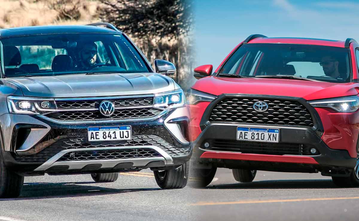 Volkswagen Taos vs Toyota Corolla Cross todas las diferencias