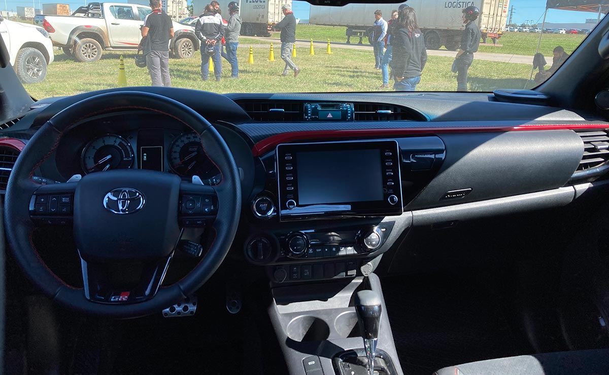 Toyota Hilux GR-S interior
