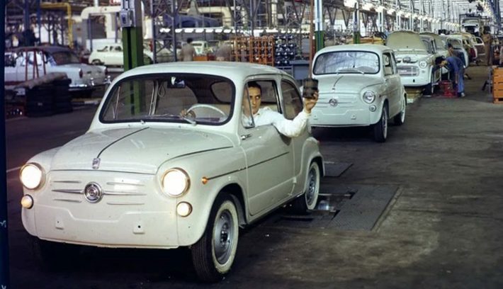 Fiat 600 producción