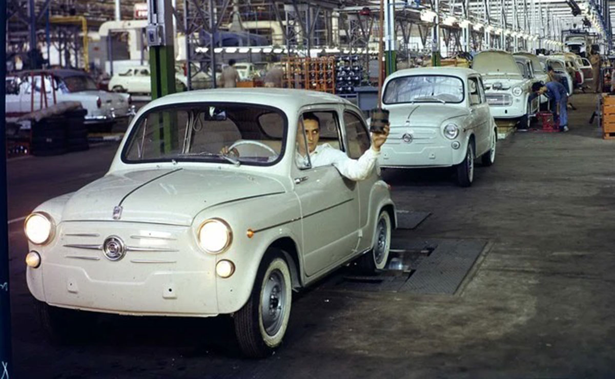 Producción del Fiat 600