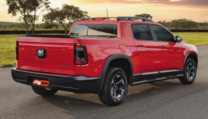 Ram pick up mediana trasera