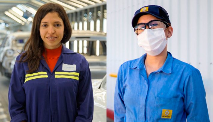 Mujer industria automotriz