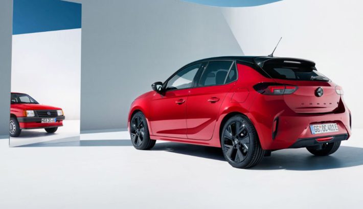 Opel Corsa 40 años trasera