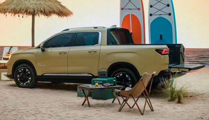 Pick up Geely Radar trasera