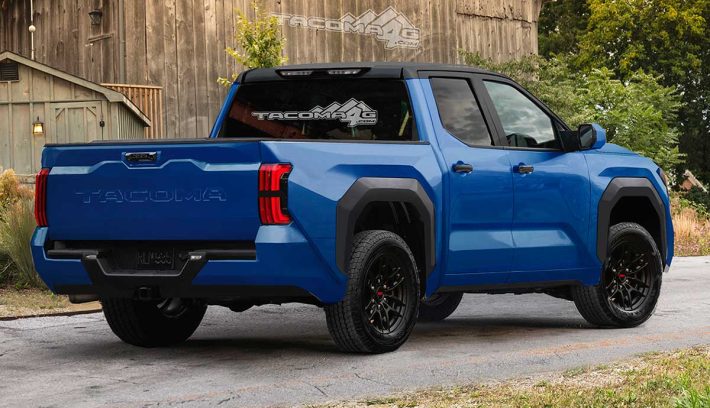 Toyota Hilux Tacoma render trasera