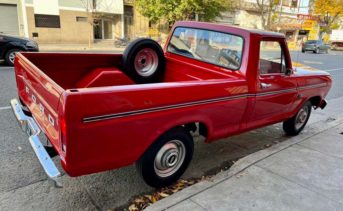 Ford F-100 deluxe trasera