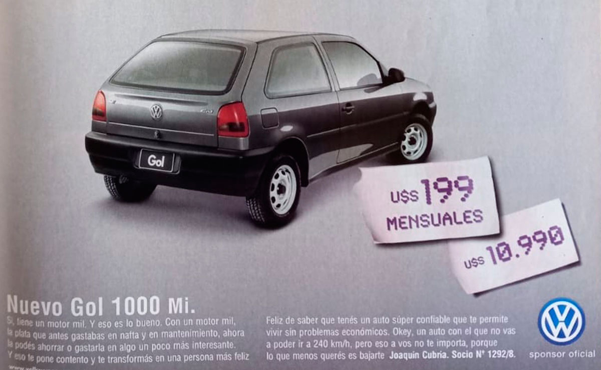 Volkswagen Gol 1999 precio