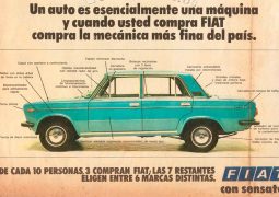 Fiat 125 publicidad