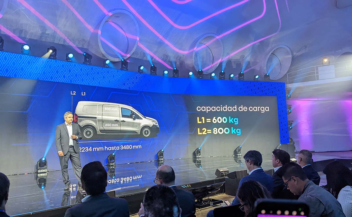Renault Kangoo E-tech capacidad de carga