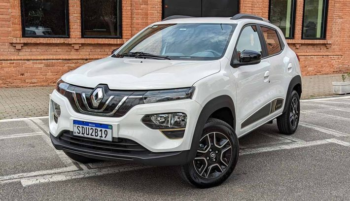 Renault kwid eléctrico trompa
