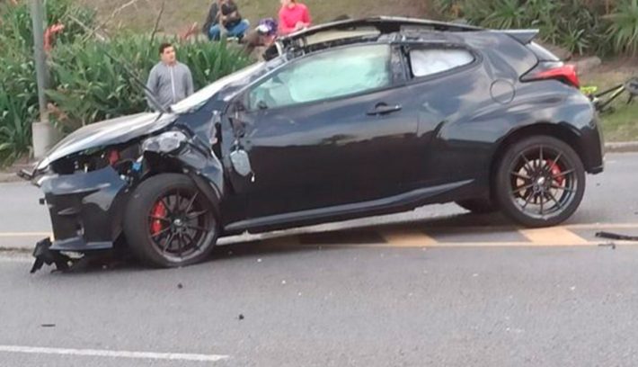 Toyota GR Yaris choque