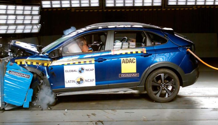 Volkswagen Nivus prueba de choque