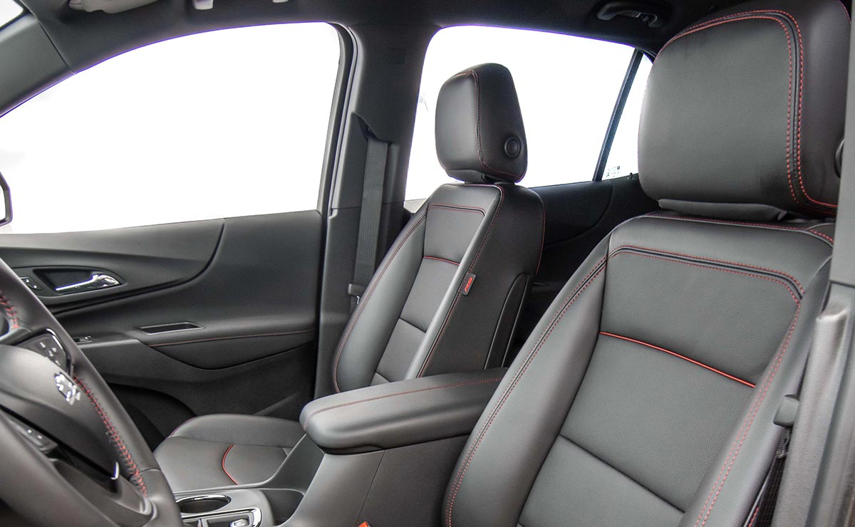 Chevrolet Equinox RS lanzamiento asientos