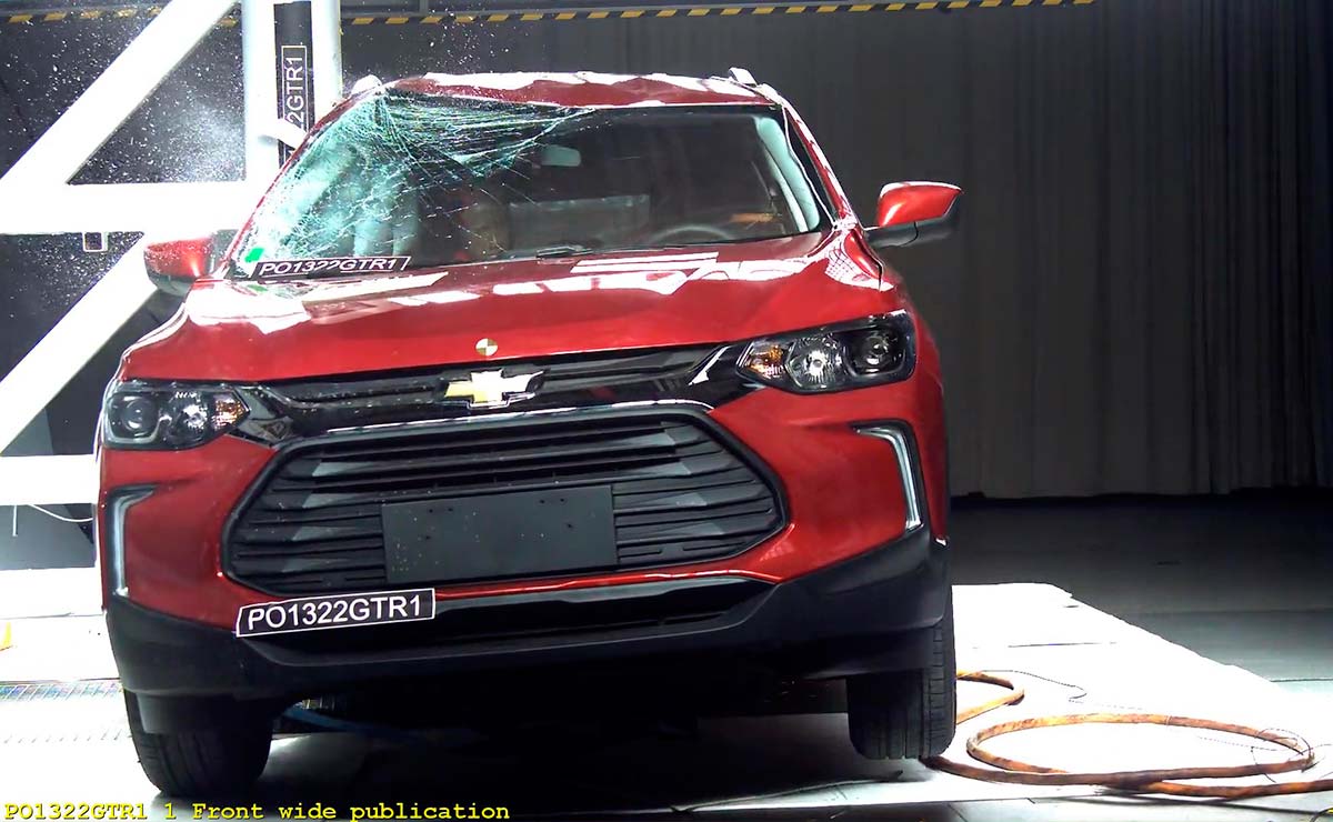 Chevrolet Tracker pruebas de choque 1