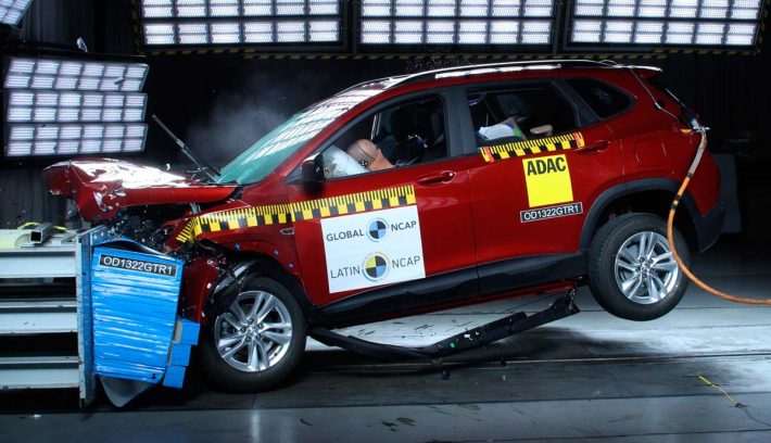 Chevrolet Tracker pruebas de choque