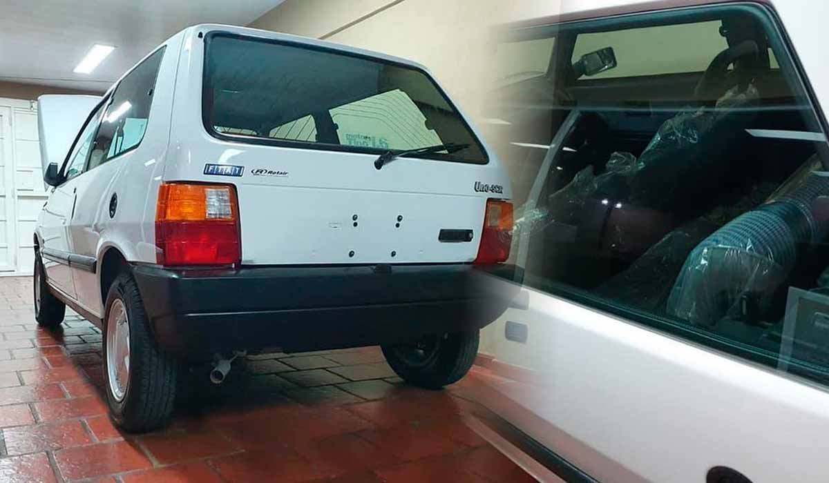 Otro sin rodar: compró un Fiat Uno SCR hace casi 30 años y nunca lo usó