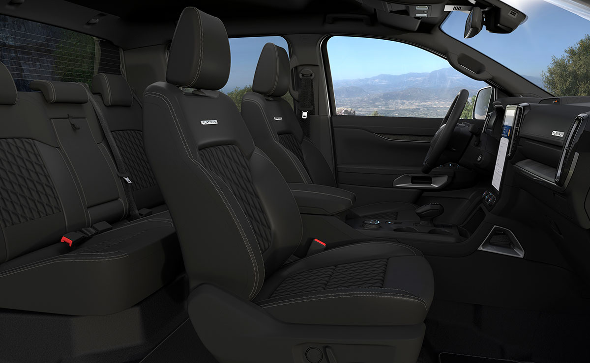 Ford Ranger Platinum asientos