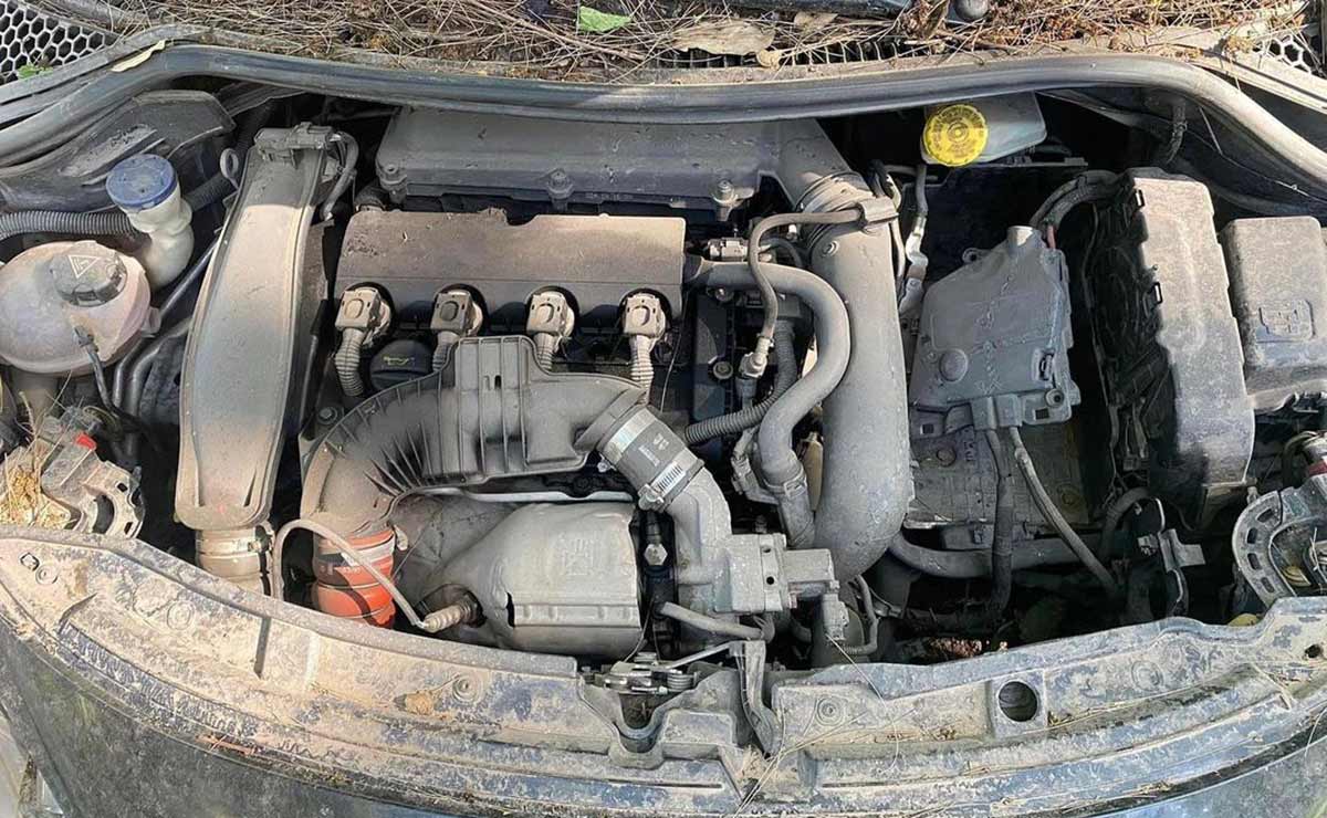 Peugeot 207 GTI abandonado motor