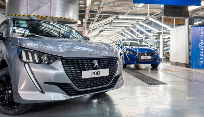 Peugeot 208 producción