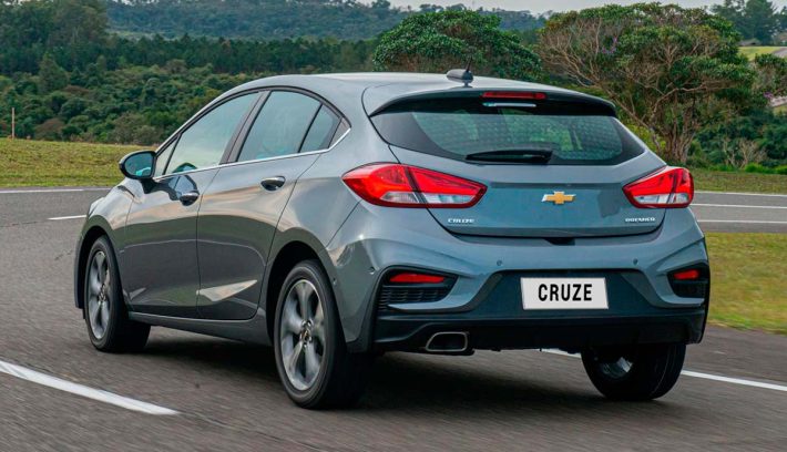 Chevrolet Cruze dinamica trasera