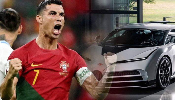Cristiano Ronaldo Auto Bugatti