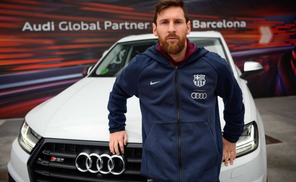 Lionel Messi Audi