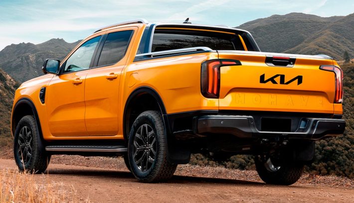 Kia pick up trasera