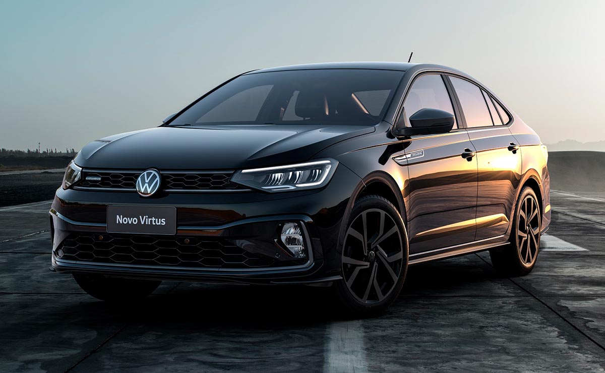 Frente del nuevo Volkswagen Virtus