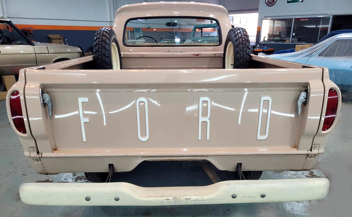Ford F100 1966 cola